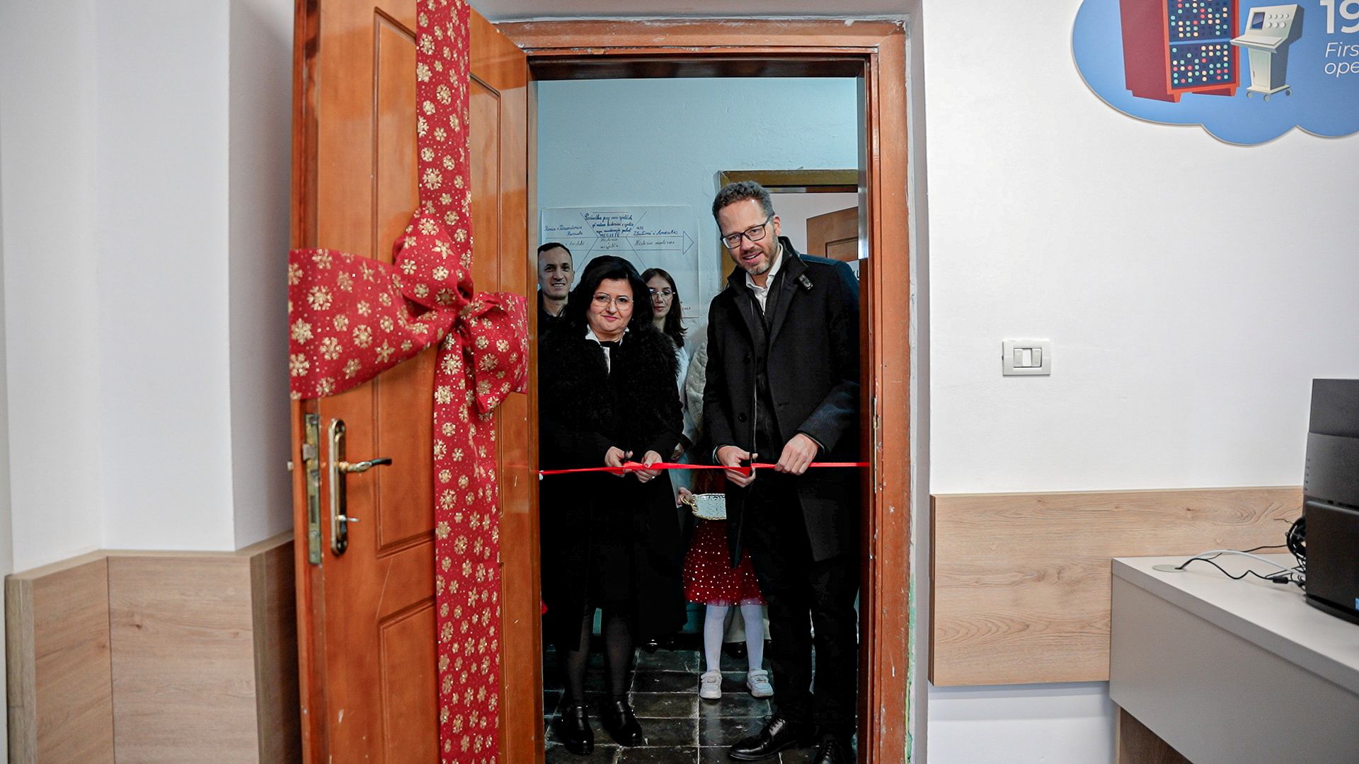 Lagardère Travel Retail Albania opens a computer laboratory at ‘Rexhe Deliu’ School in Rinas
