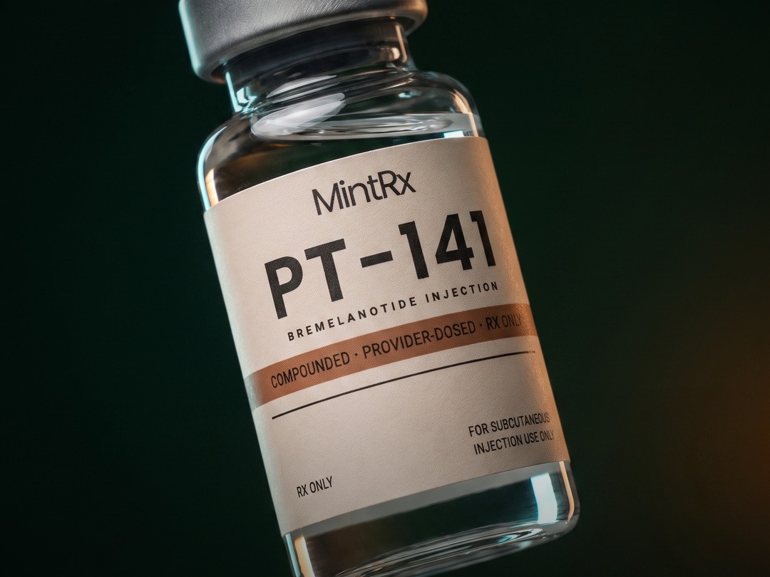 PT-141 injection vial detail