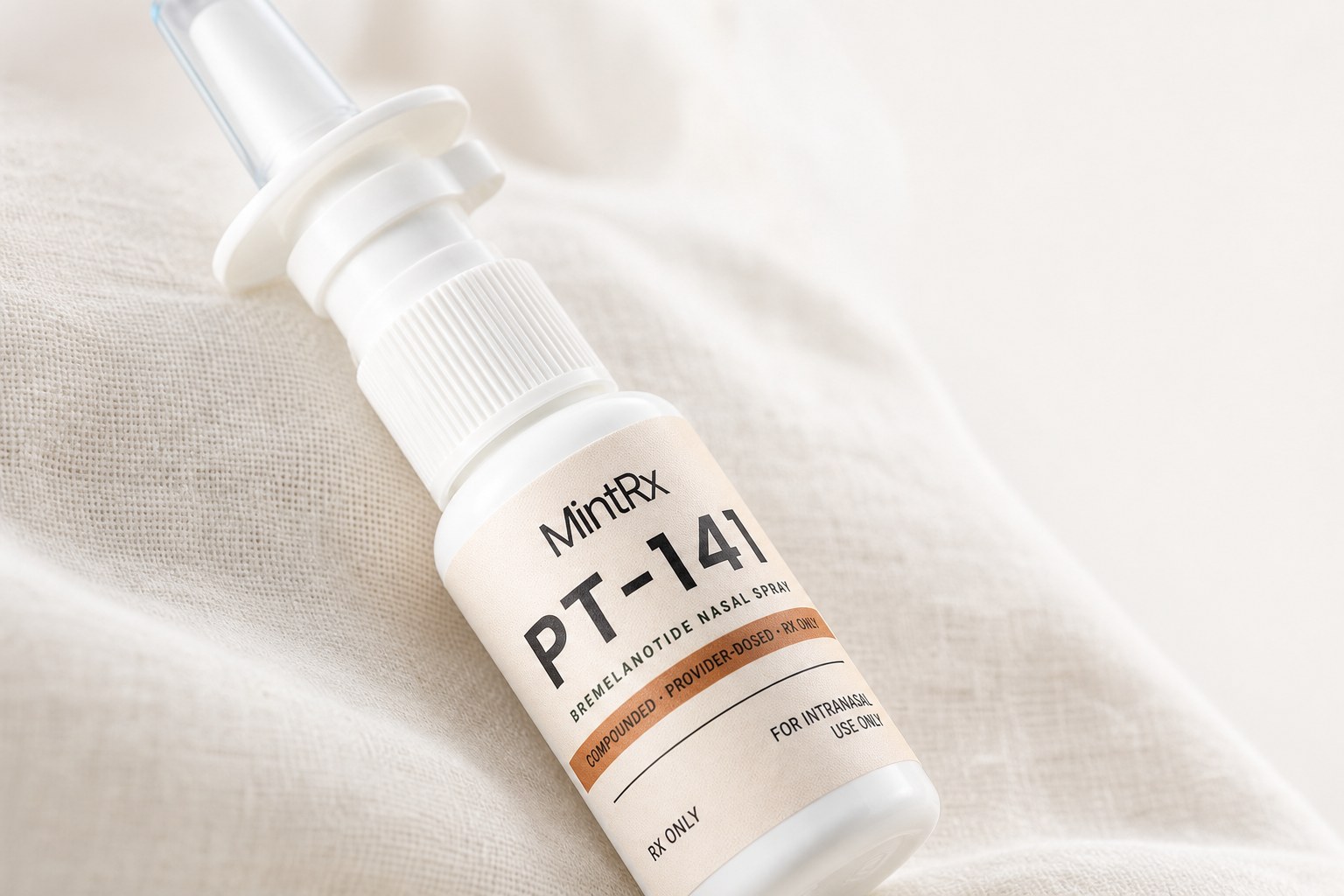 PT-141 nasal spray, label detail