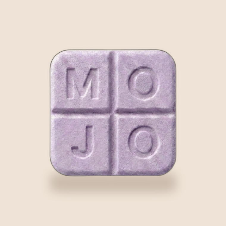Mint Mojo troche embossed M, O, J, O