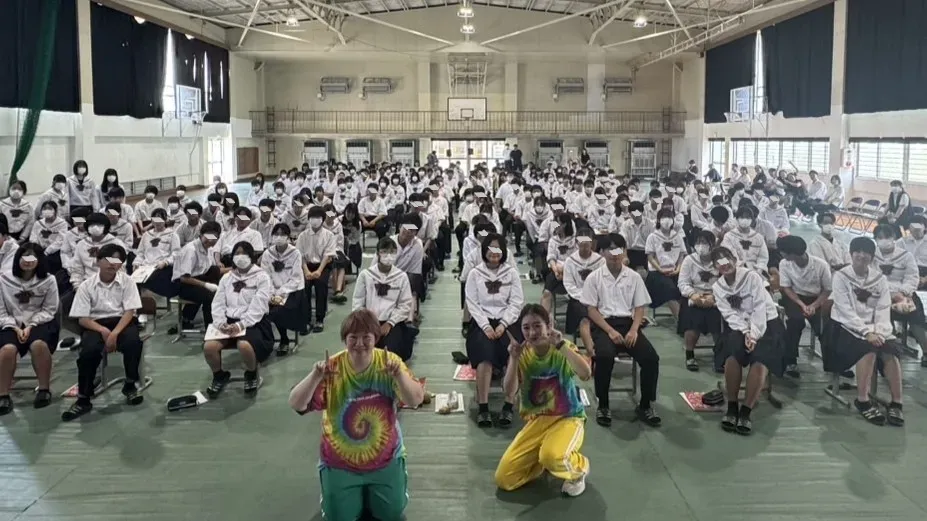 【学校講演】命の尊さ。当たり前の今日にありがとう（ロハロハの2人）