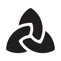 Aleph company symbol in black