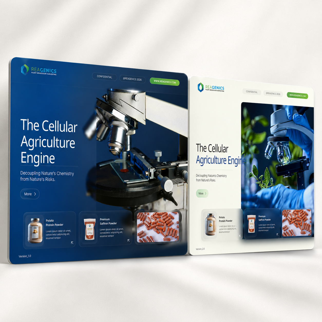 Biotech pitch deck showcasing cellular agriculture innovation and investor-ready biotech presentation 