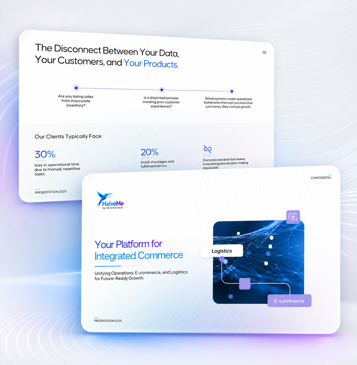 Healthcare pitch deck featuring AI-powered clinical support and investor presentation design