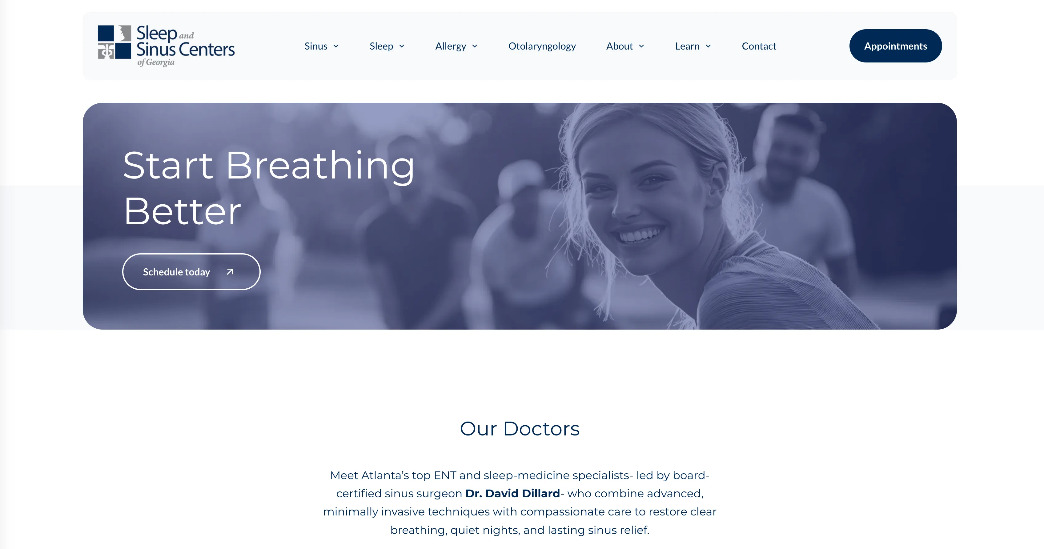 Webflow CMS websites for medical clinics: unique design, interactive features, and full content control for clinic teams