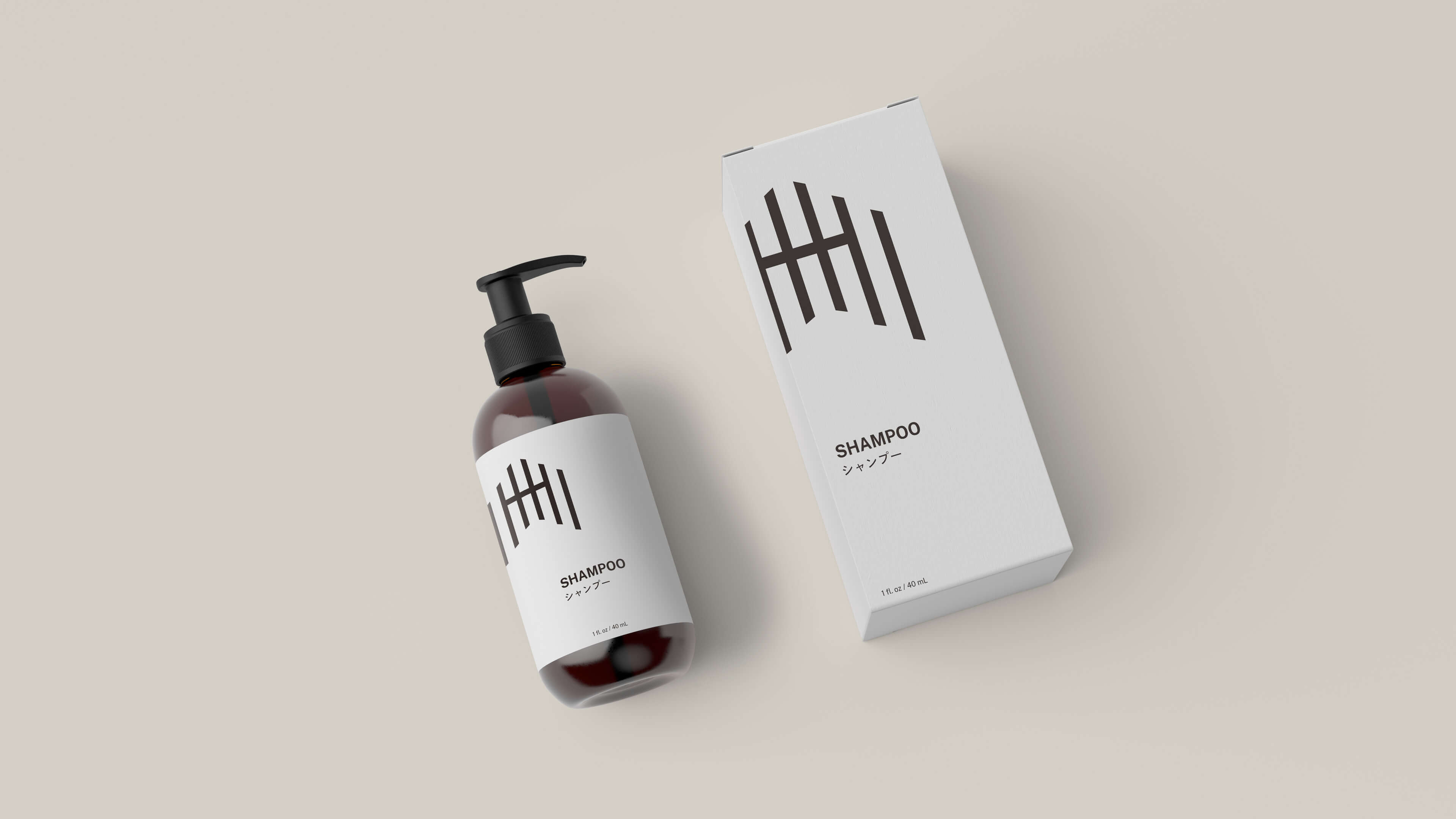 Hashira Shampoo Bottle Mockup