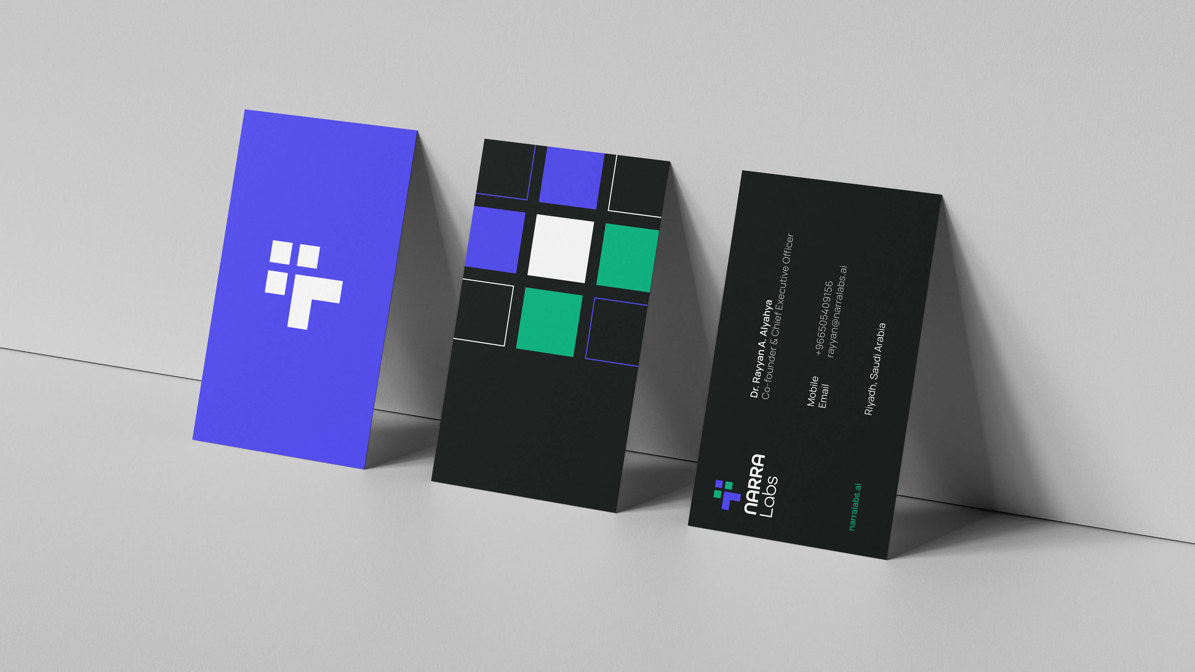 NarraLabs Business Card Mockup