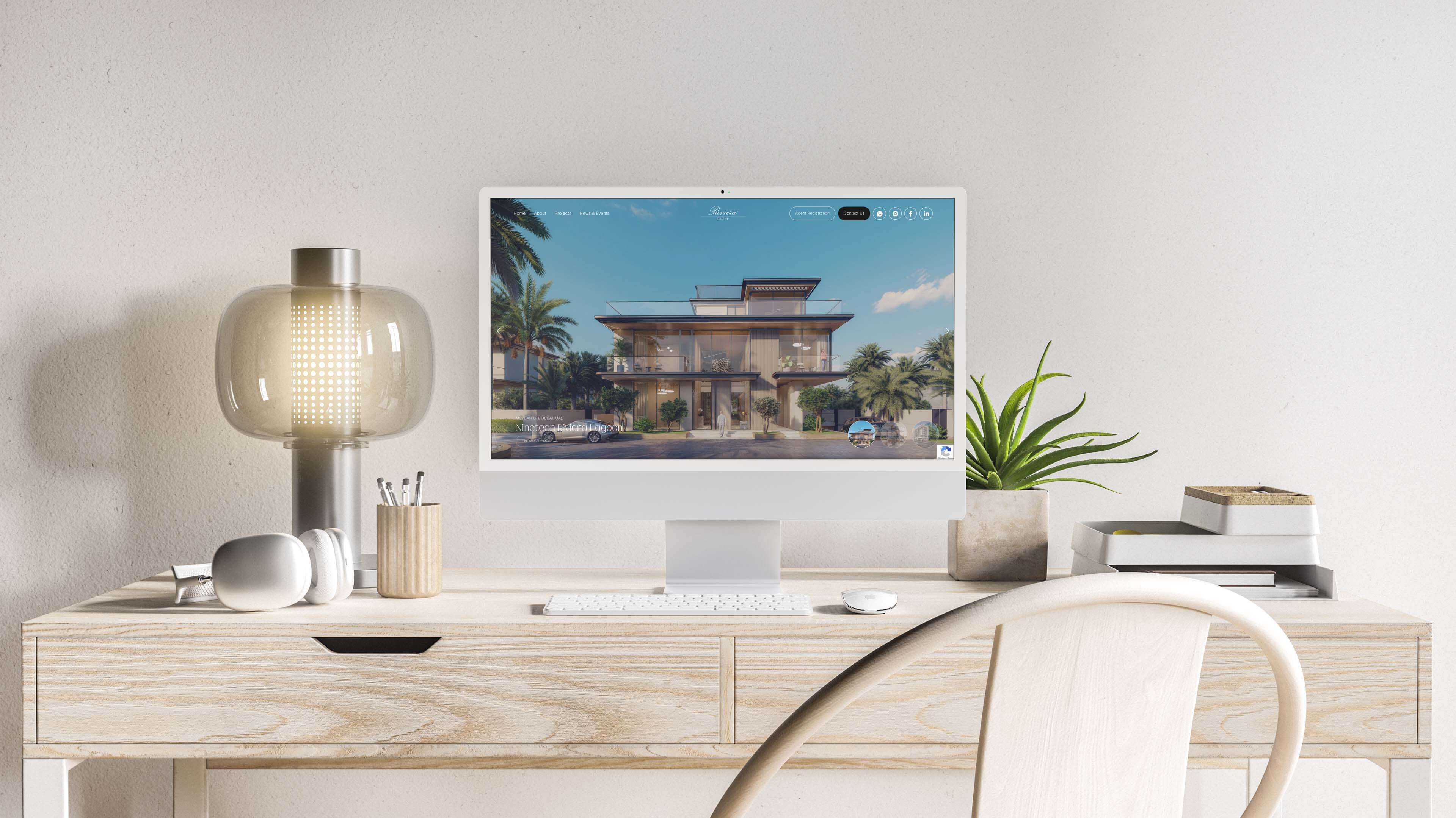 Riviera Desktop Mockup