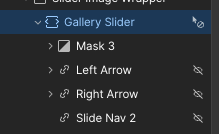 Instructions to edit the gallery section on homepage