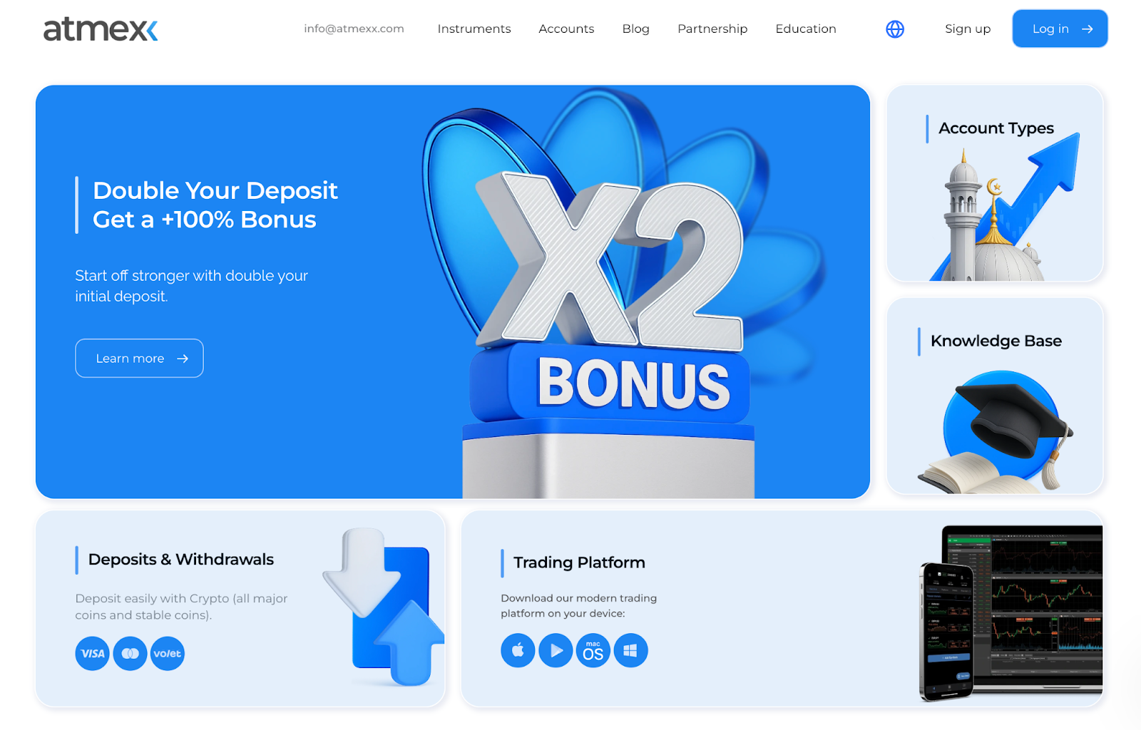 Atmexx Homepage