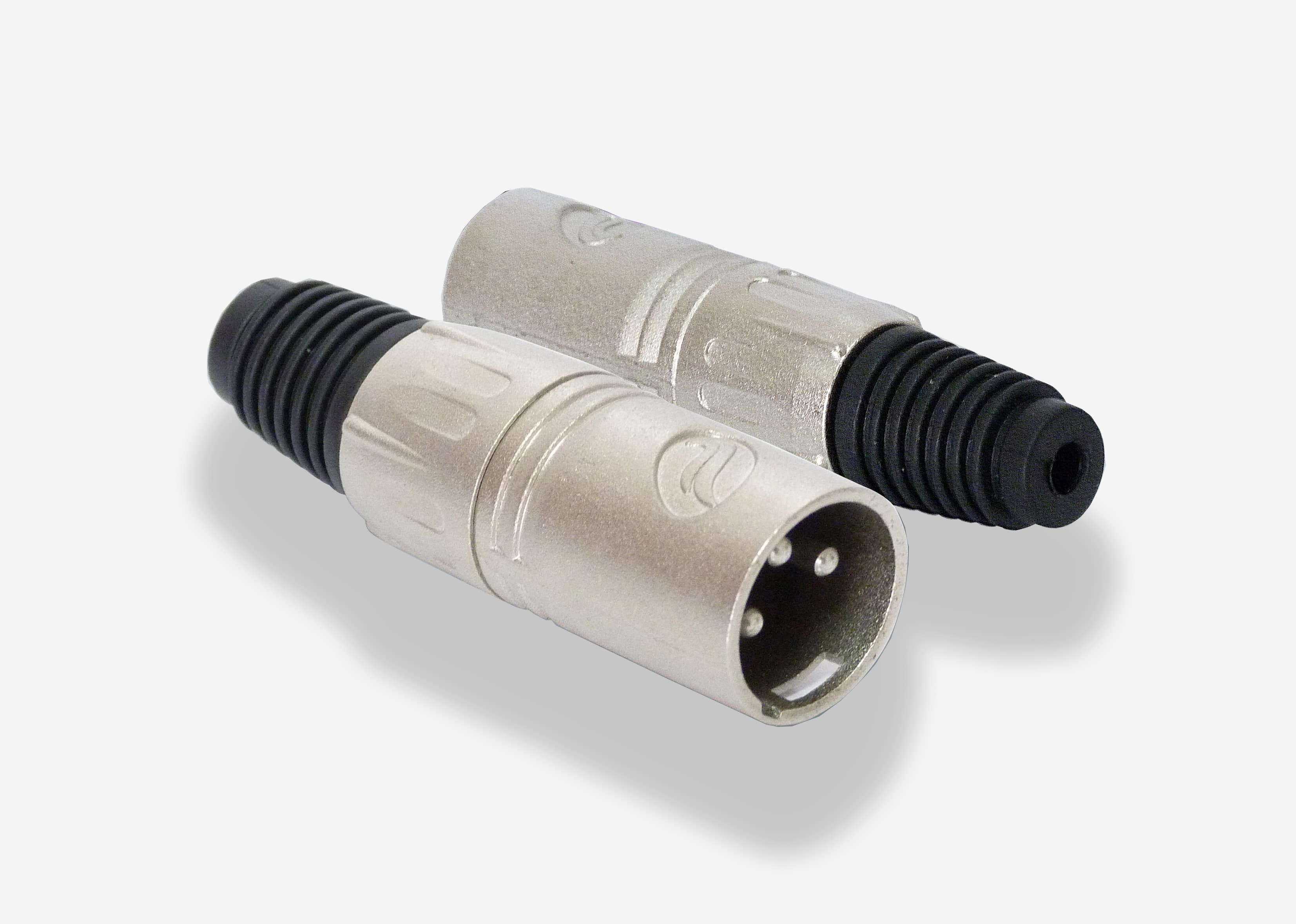 Conector XLR Macho ⏤ Ø 6 mm