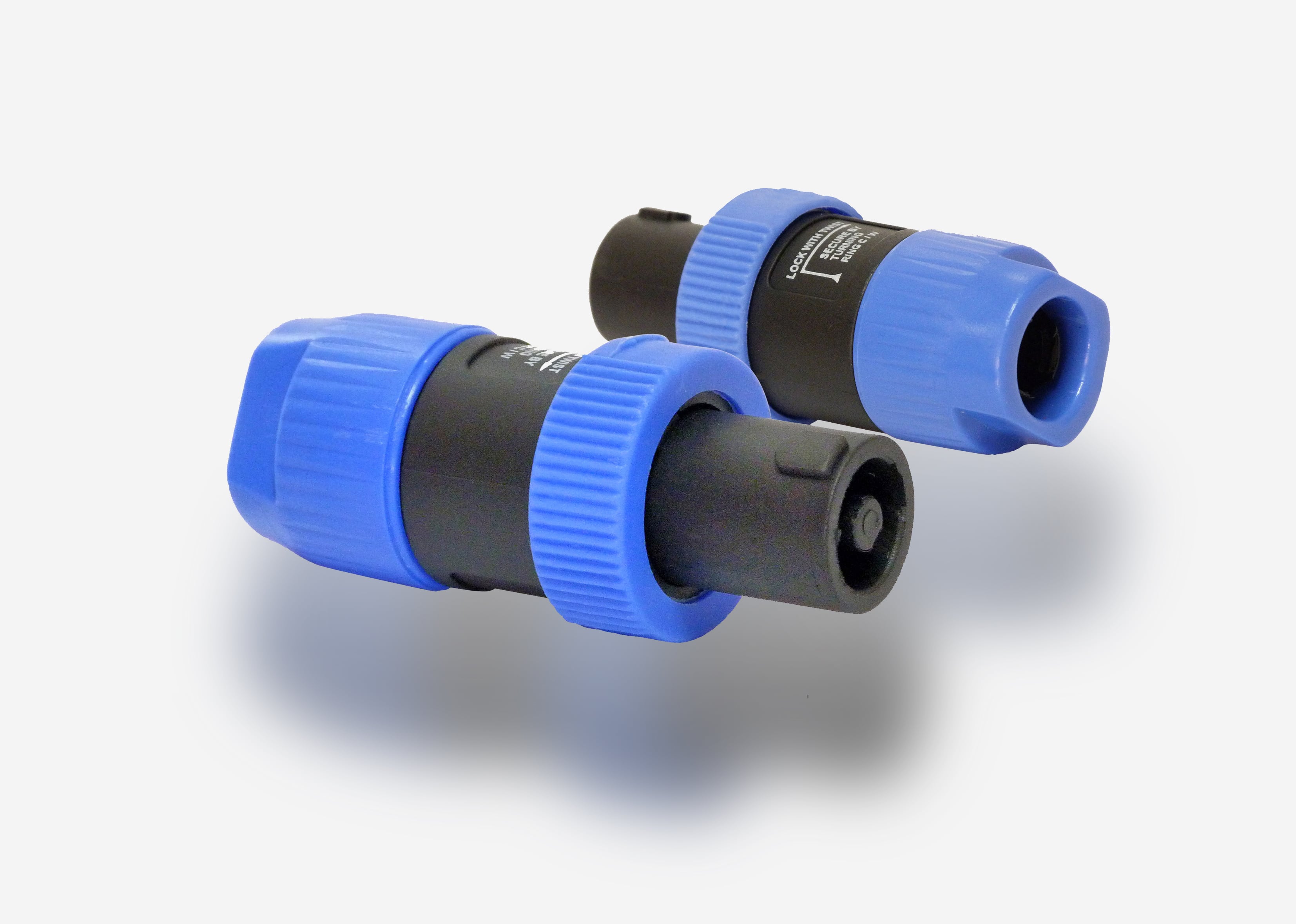 Speakon Macho ⏤ 4 Contactos con Traba Automática