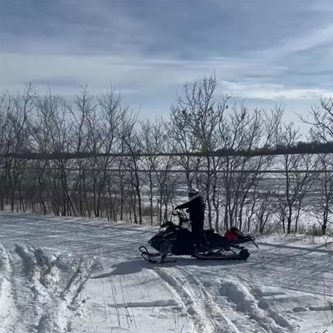 Data trail snowmobile trail