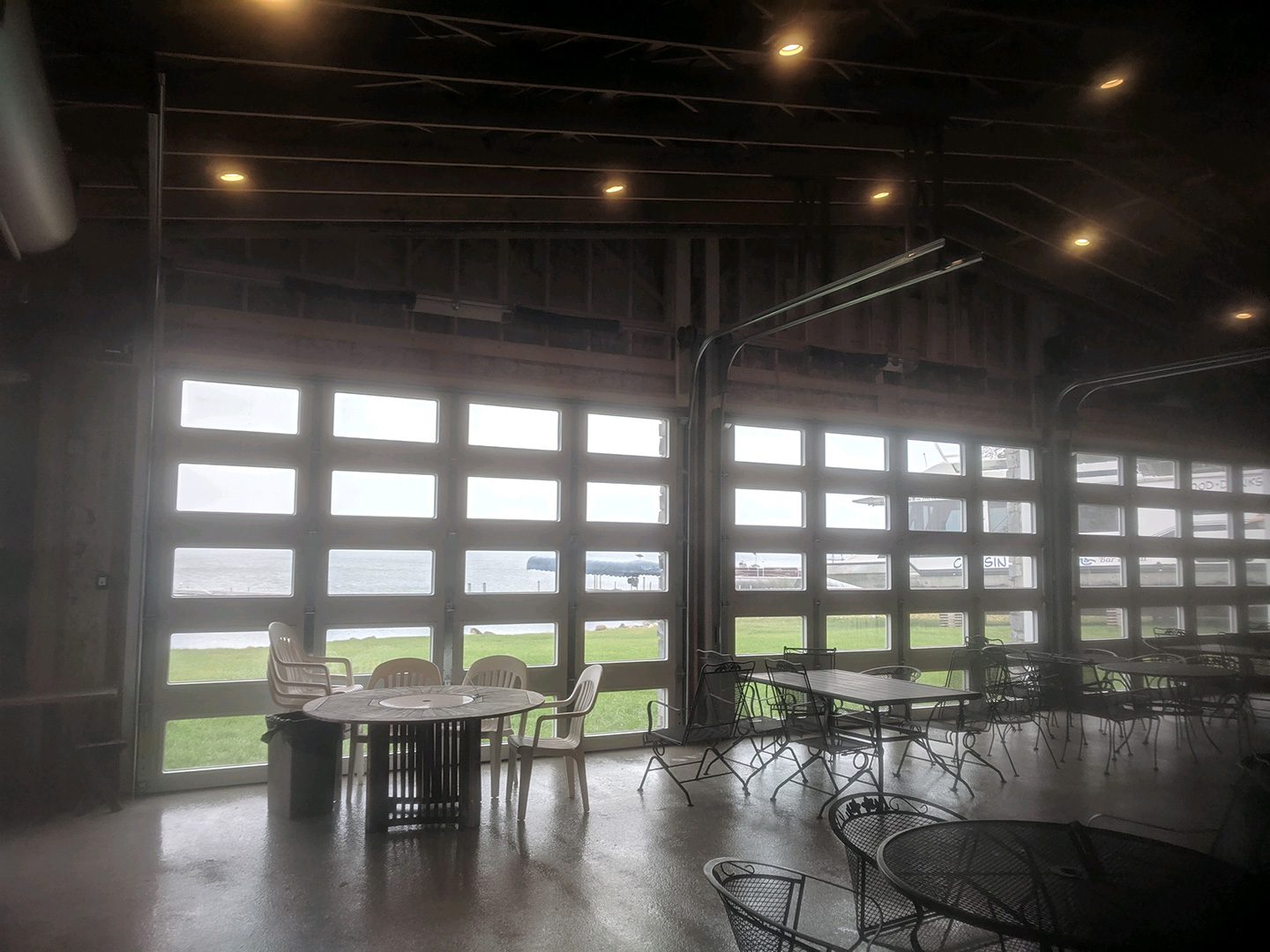 Viking Garage Door commercial event center glass panel garage doors