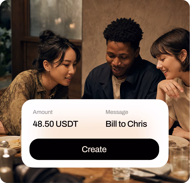 Split the bill message