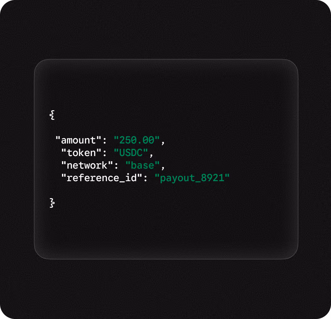 Claim Link API request payload