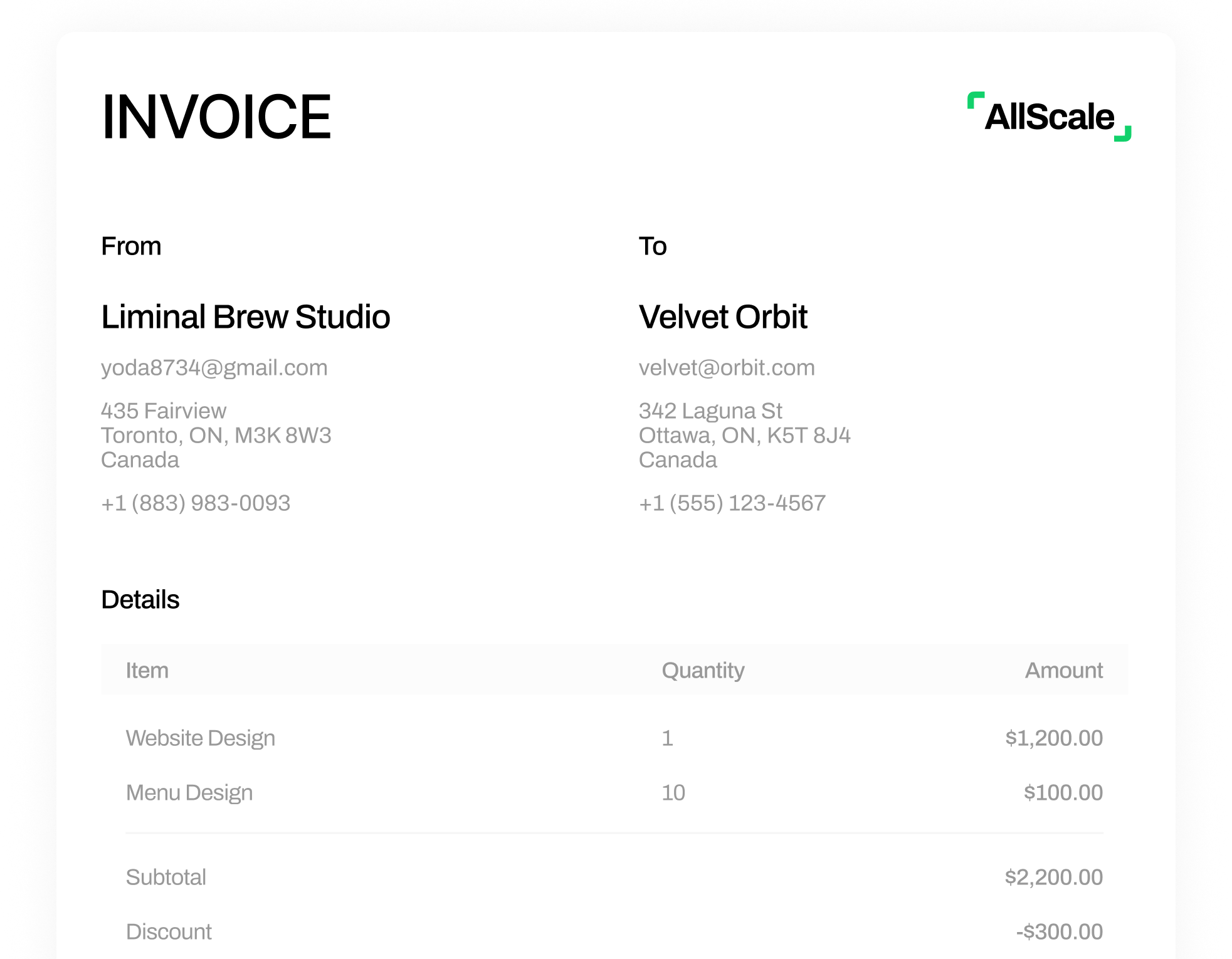 Invoice