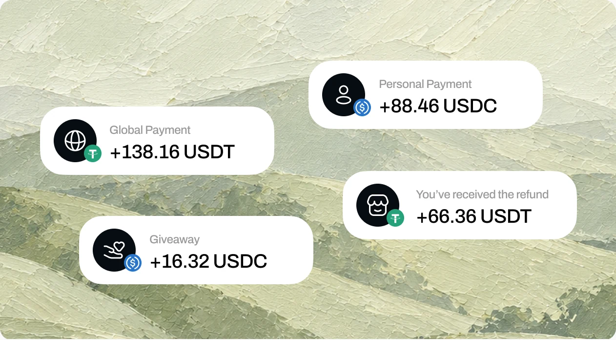 Accept stablecoin payments