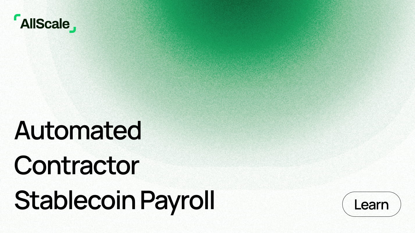 AllScale Checkout now supports payment via card and local payments while merchant can receive funds in USDC