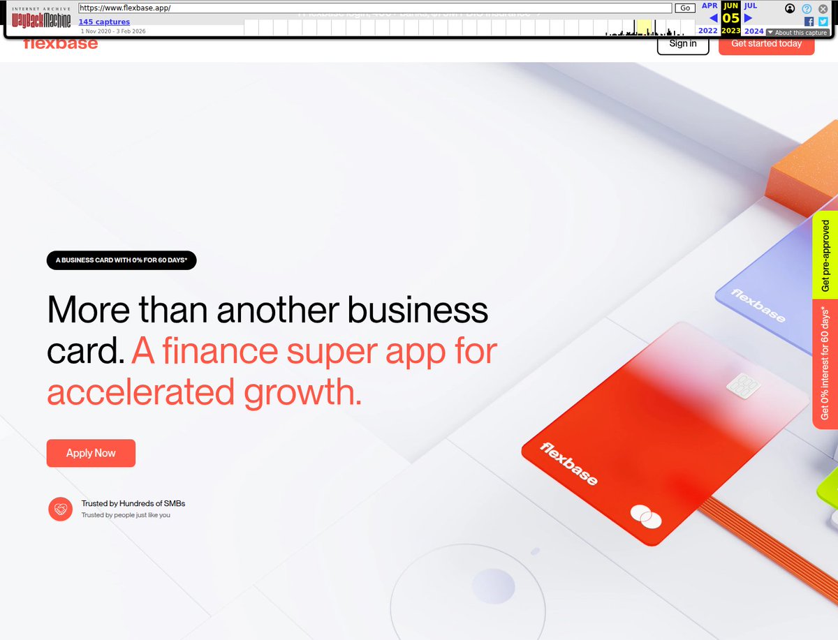Wayback Reference: June 5, 2023. the Story Had Moved from Construction to Broader Business Finance.