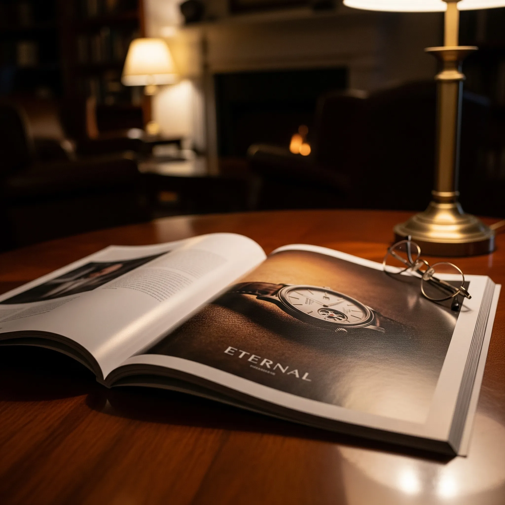 A high-quality magazine ad for a local business, demonstrating the trust and professionalism of a strategic print advertising service.
