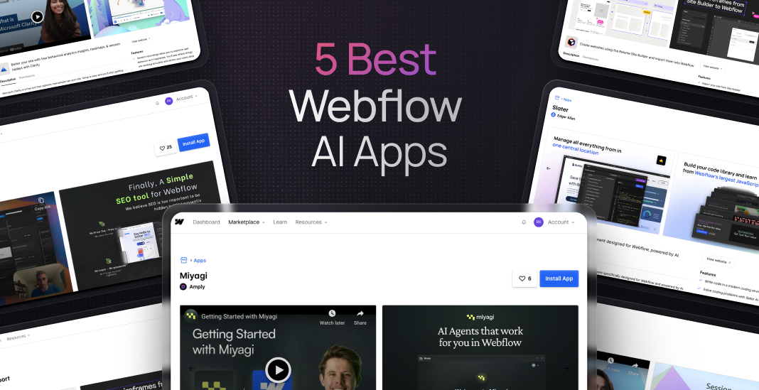 Best Webflow AI Apps: 5 Picks That Actually Help Teams Ship Faster