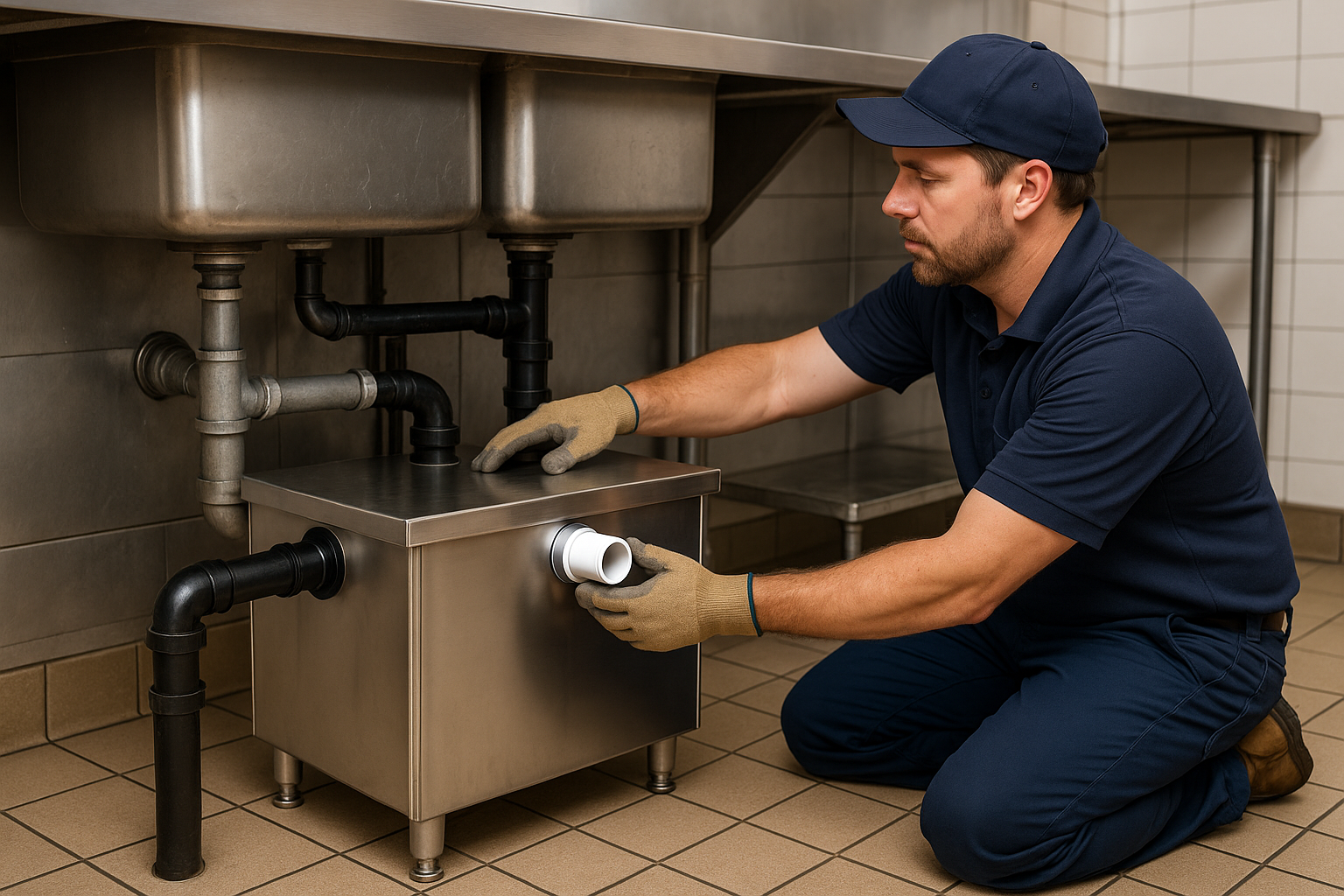 A plane flying over a city with skyscrapers in the background.