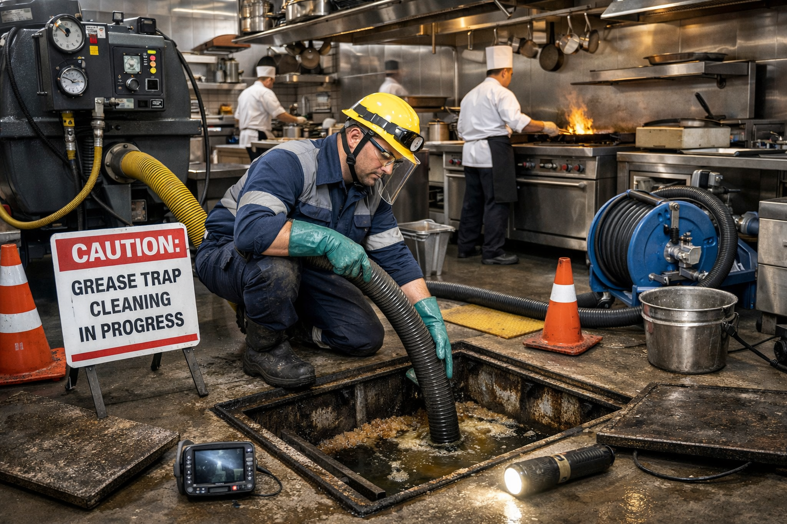 A plane flying over a city with skyscrapers in the background.