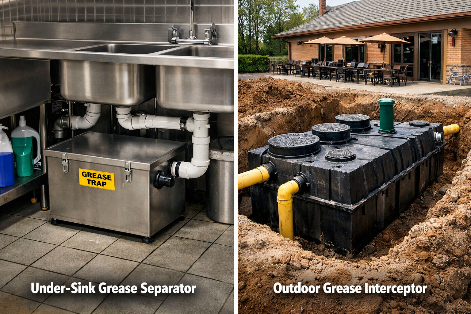 A plane flying over a city with skyscrapers in the background.