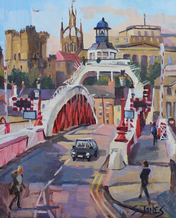 The Swing Bridge in Afternoon Light, Newcastle upon Tyne