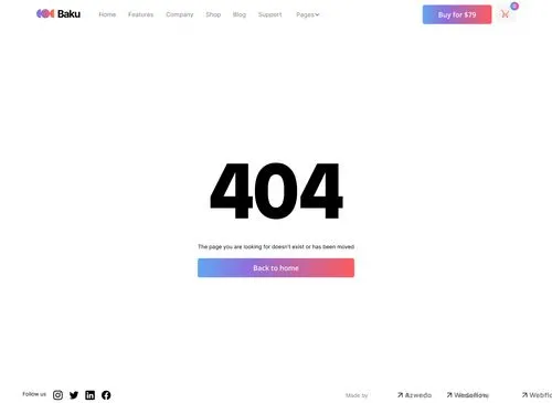 App Webflow Template -
Baku - Created by Wedoflow.com and Azwedo.com