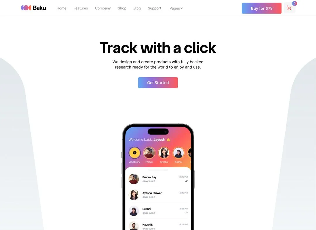App Webflow Template -
Baku - Created by Wedoflow.com and Azwedo.com
