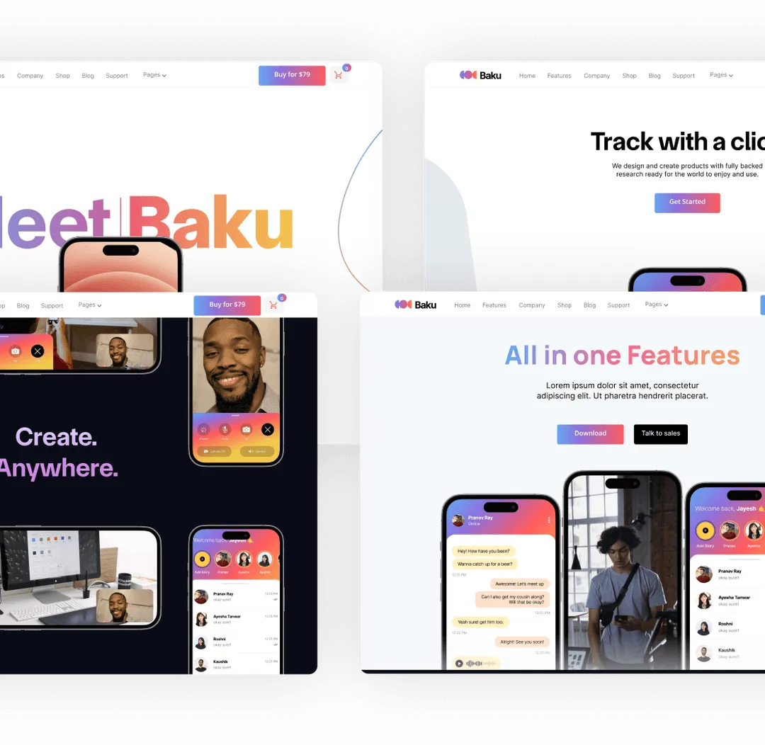 App Webflow Template -
Baku - Created by Wedoflow.com and Azwedo.com