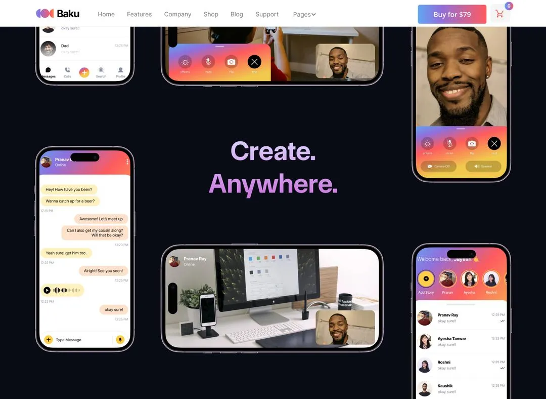 App Webflow Template -
Baku - Created by Wedoflow.com and Azwedo.com