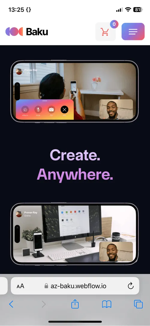 App Webflow Template -
Baku - Created by Wedoflow.com and Azwedo.com