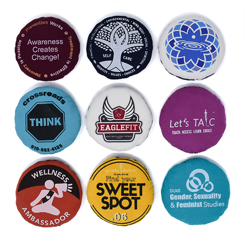 Student spinning plates during training.