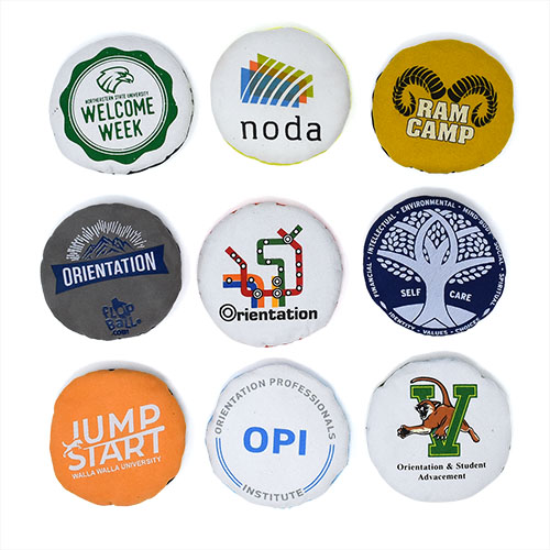 Student spinning plates during training. 