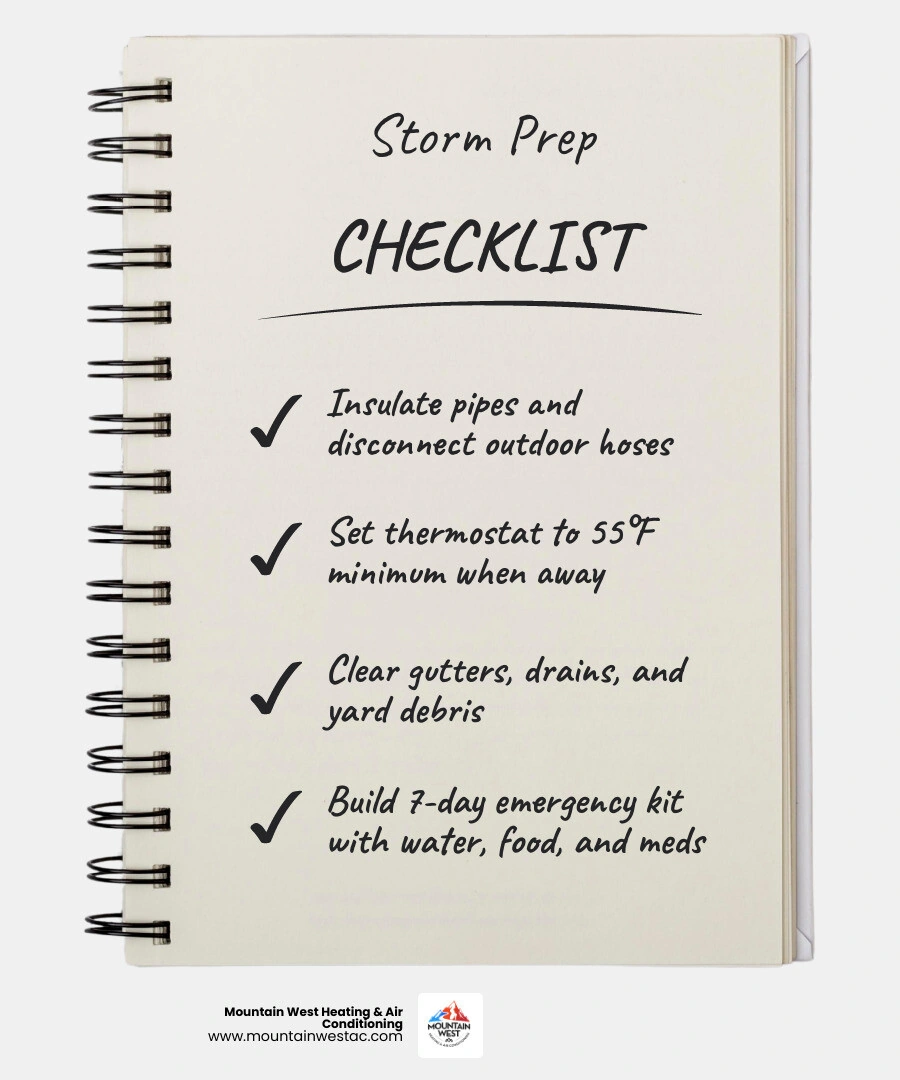 Infographic: 8-step storm preparedness checklist timeline for Northern Nevada homeowners infographic Infographic: 8-step storm preparedness checklist timeline for Northern Nevada homeowners infographic