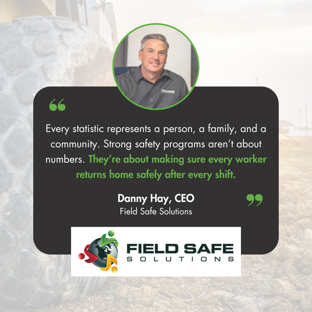 Danny Hay of Field Safe talks about making sure workers get home safely
