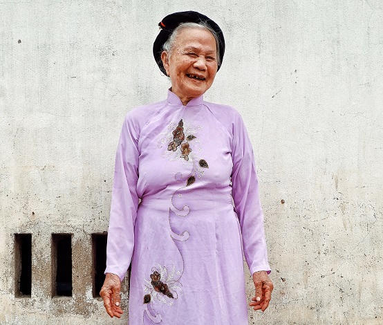 Choosing a funeral outfit.