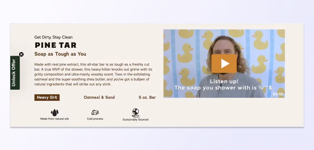 Example of how to write PDPs : Pine Tar
