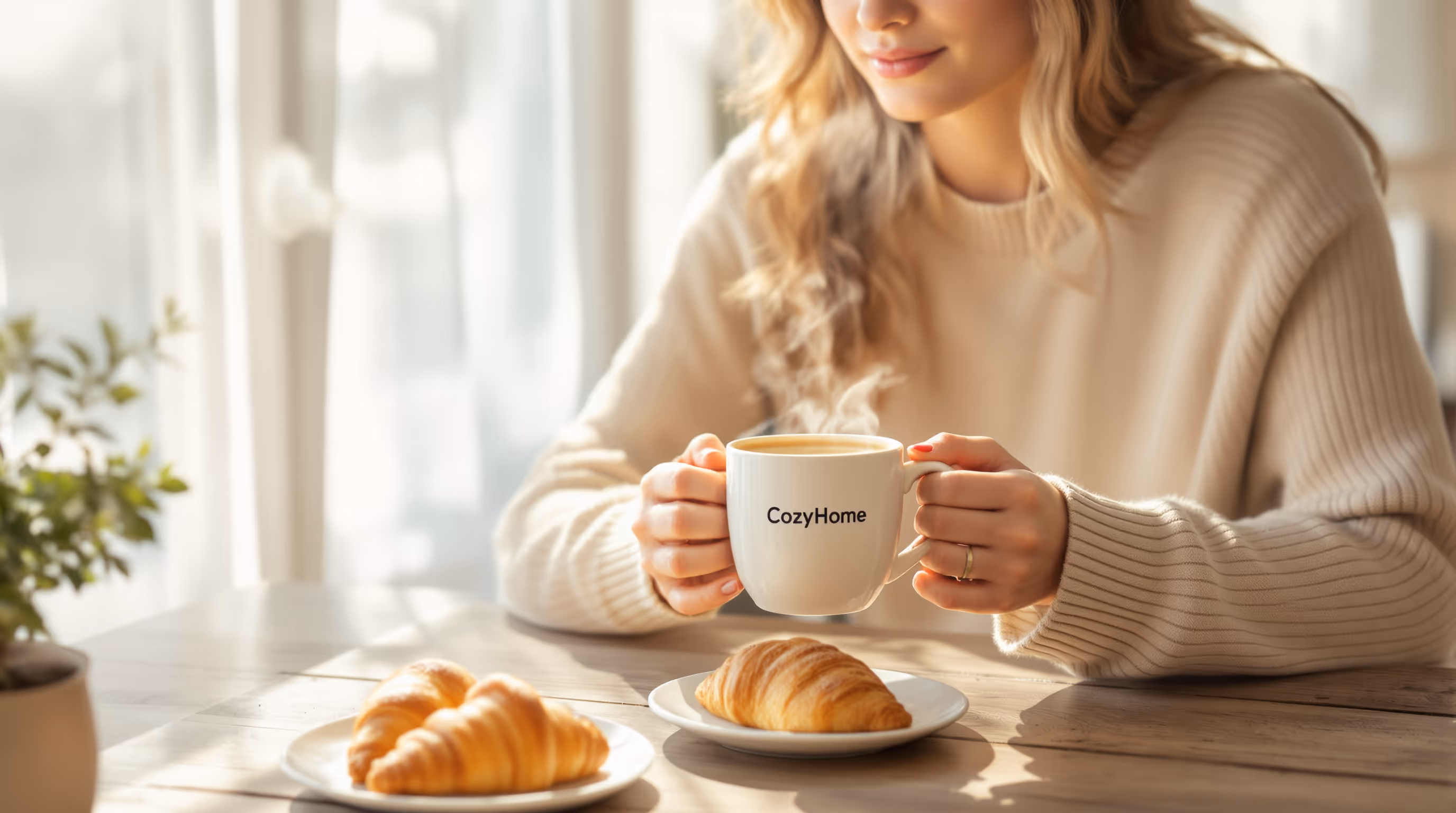 An AI Product Image: Ceramic Mug 