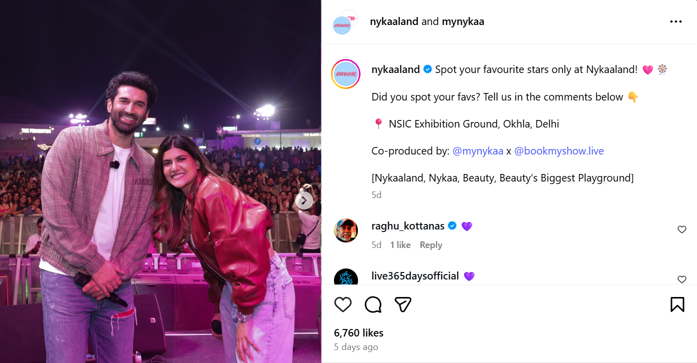 Celebs at Nykaaland 