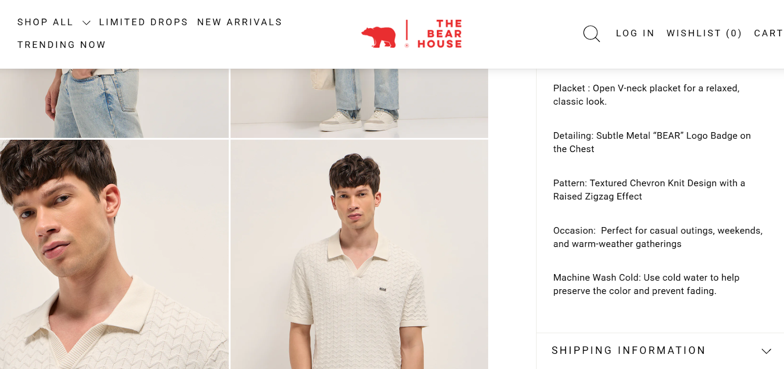 The Bear House Product Description Page 