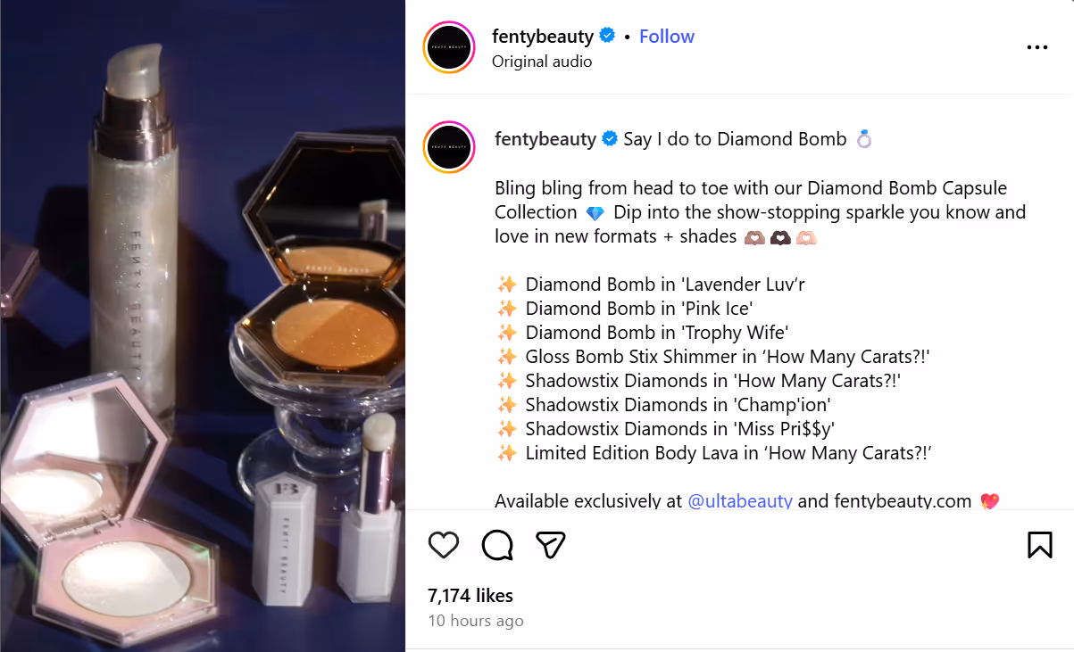 Create Catchy Caption for Your Beauty Brand 