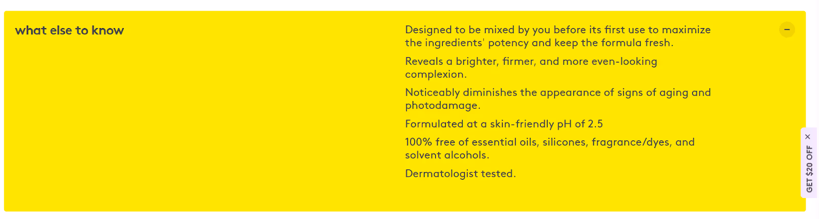 benefit-led product description examples