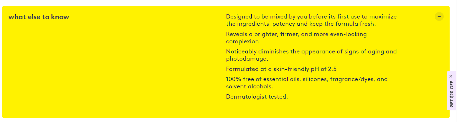 benefit-led product description examples