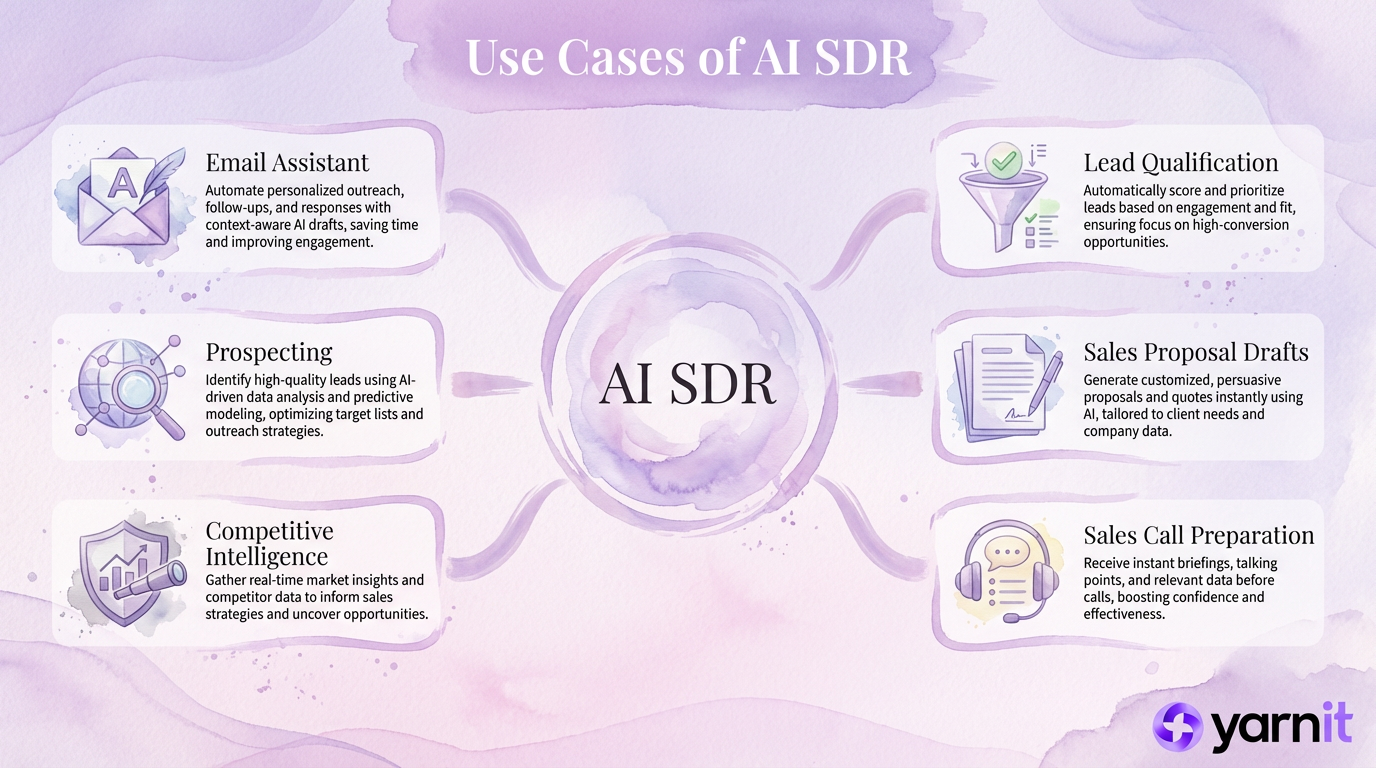 Use Cases of AI SDR