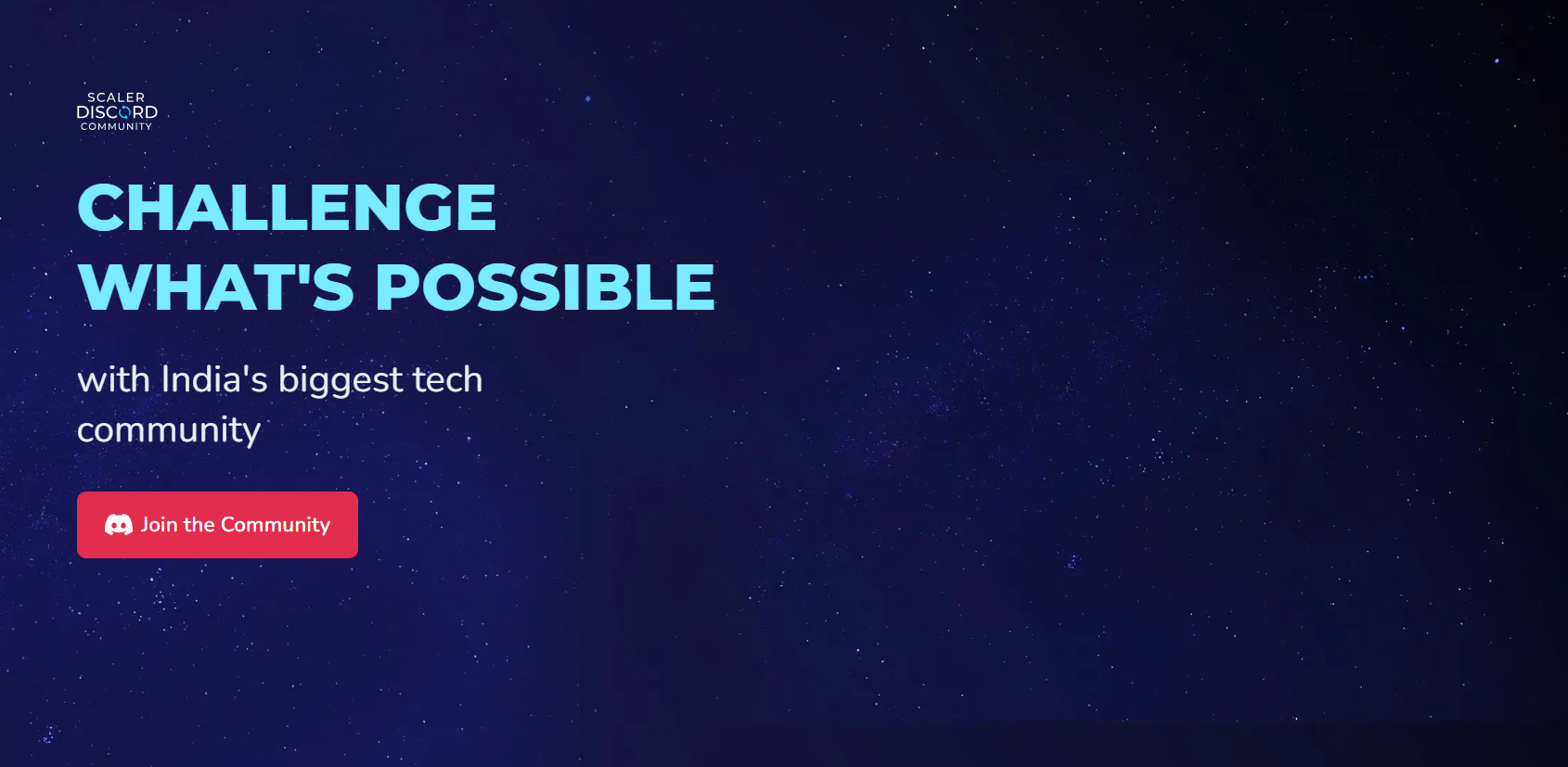 Scaler's Discord community