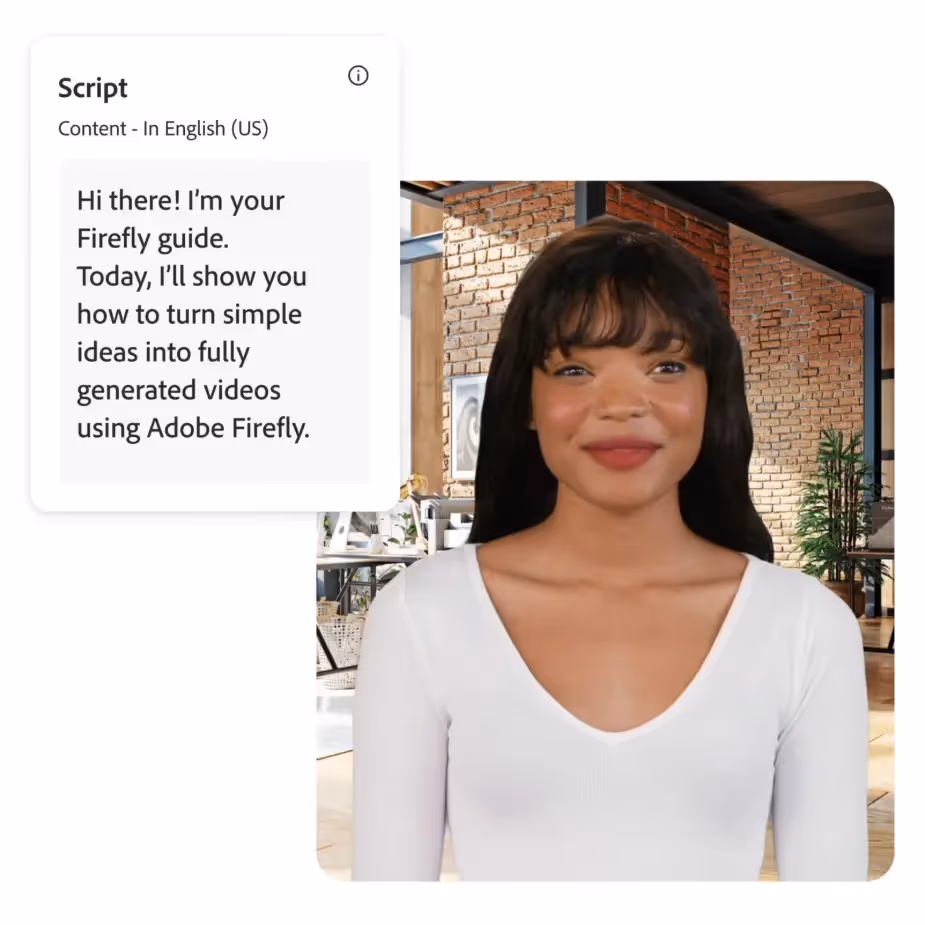 Branded avatar example
